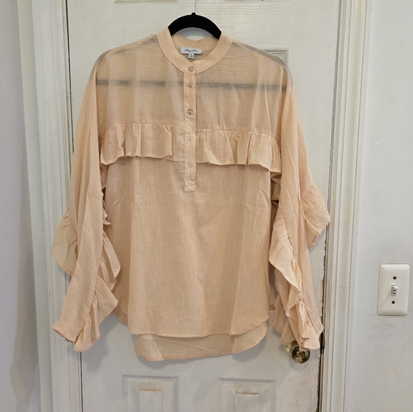 Petal Dew NWT Ruffled Blouse Medium - Picture 2 of 9